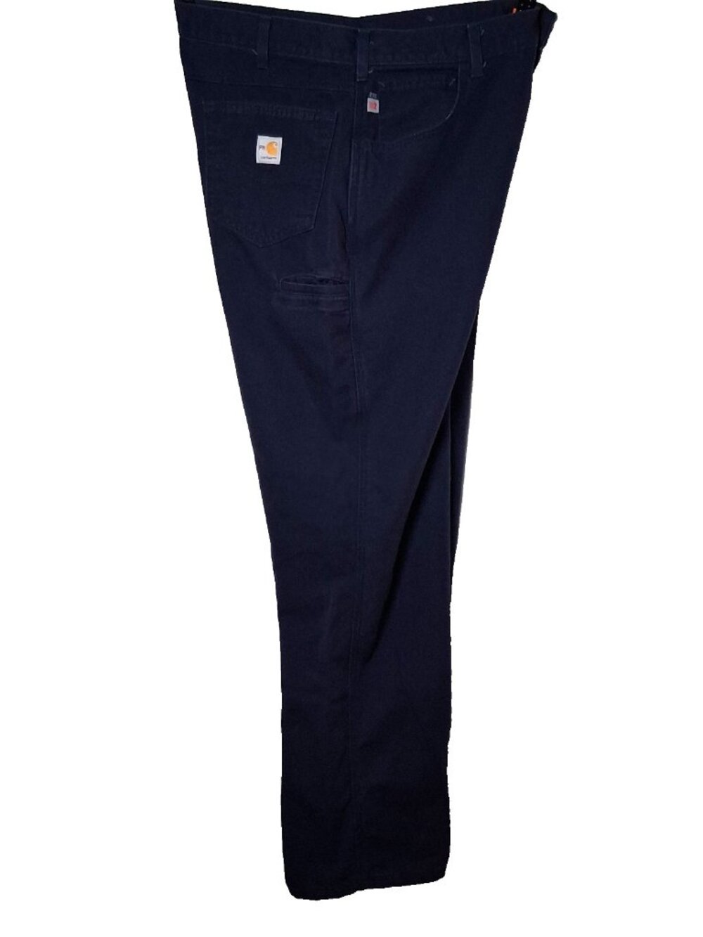 Carhartt FR Pants 36x32 Loose Fit Actual Size Blue Mid Weight Canvas CAT 2 2112 - Picture 3 of 16